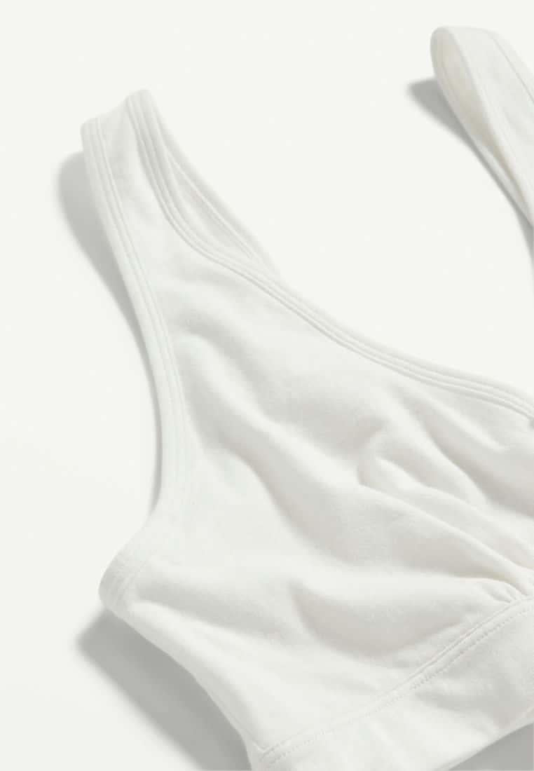 Maternity Cross-Front Cotton Nursing Bralette