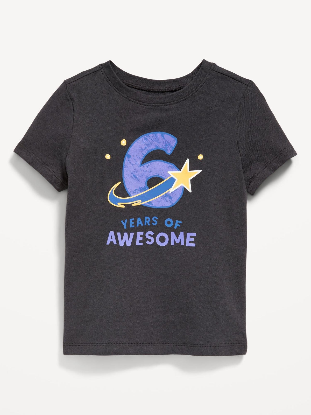 Short-Sleeve Unisex Birthday Graphic T-Shirt for Toddler