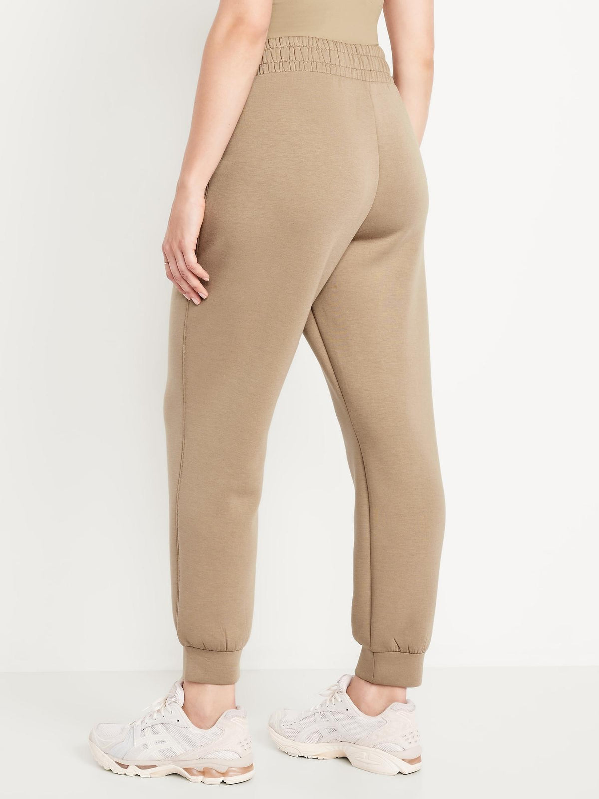 High-Waisted Bounce Fleece Jogger Sweatpants