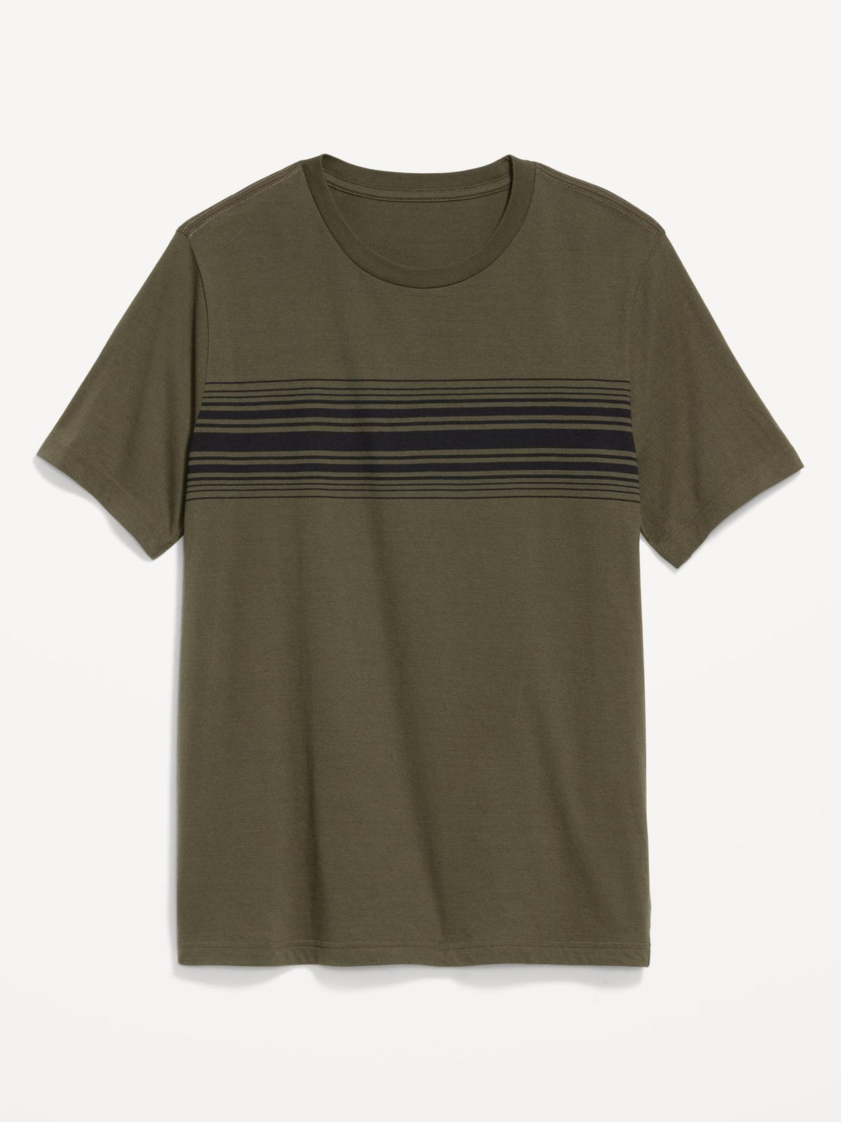 Crew-Neck Striped T-Shirt