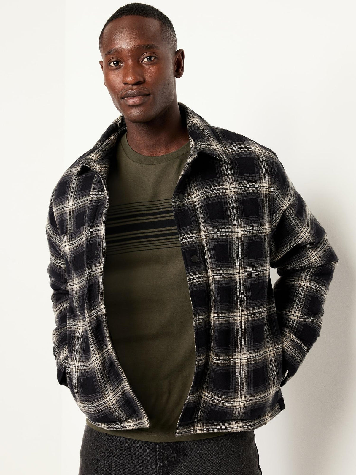 Crew-Neck Striped T-Shirt