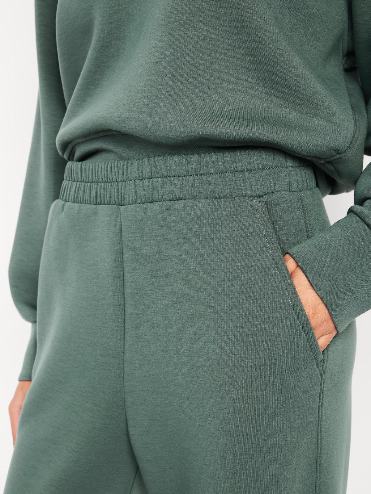 High-Waisted Bounce Fleece Jogger Sweatpants