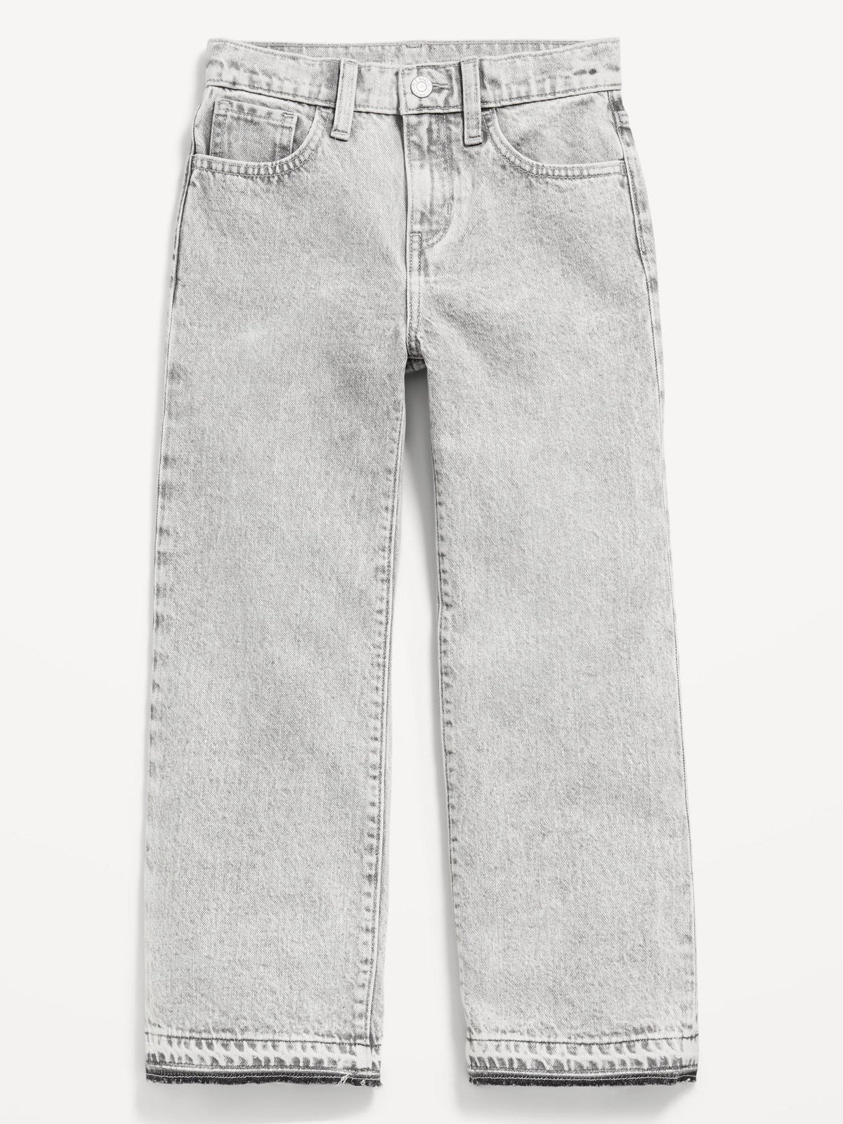 High-Waisted Baggy Wide-Leg Jeans for Girls