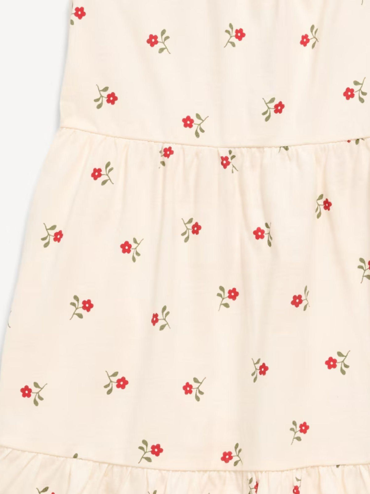 Printed Sleeveless Fit and Flare Dress for Girls