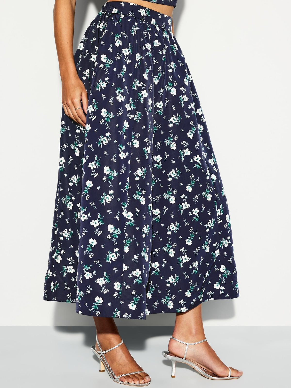 The Occasion by Old Navy High-Waisted Taffeta Midi Skirt