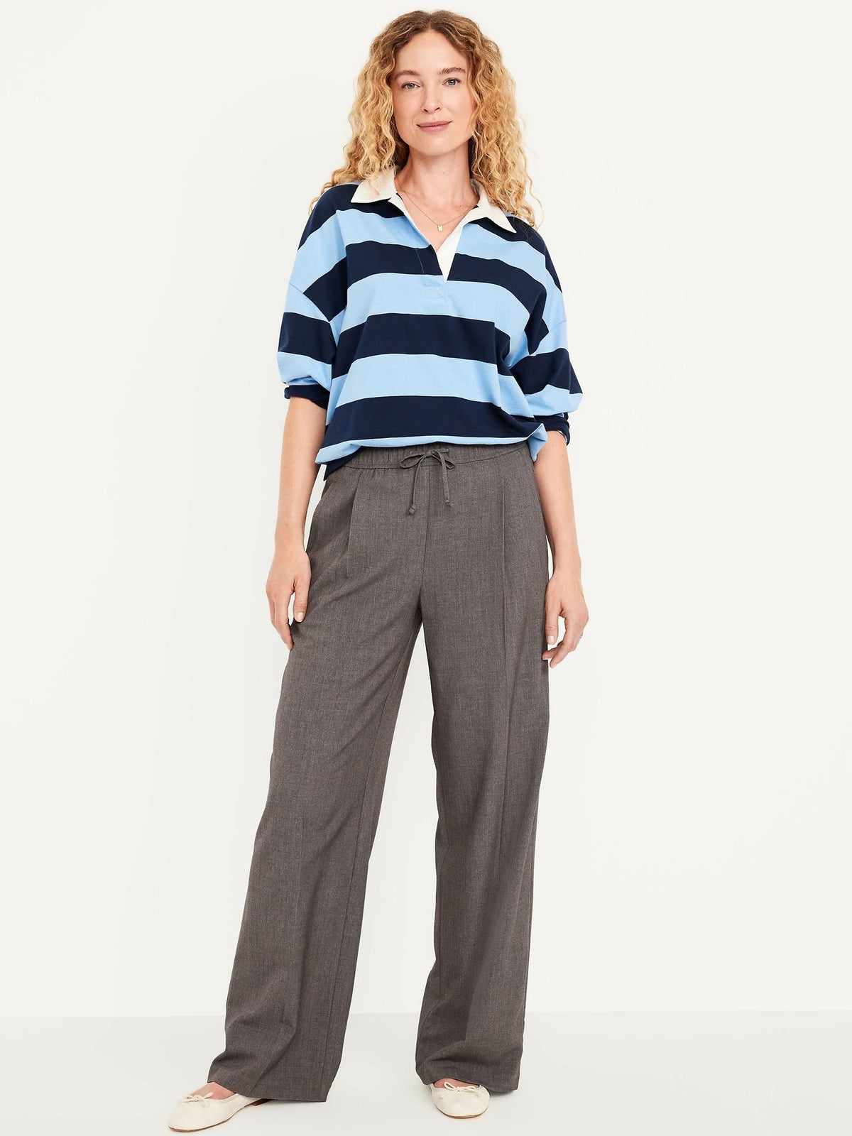 High-Waisted Billie Wide-Leg Trouser