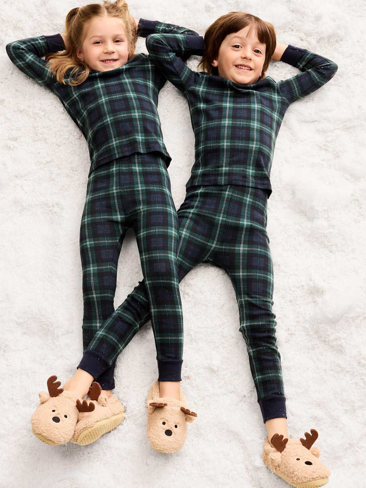 Printed Snug-Fit Pajama Set for Toddler & Baby