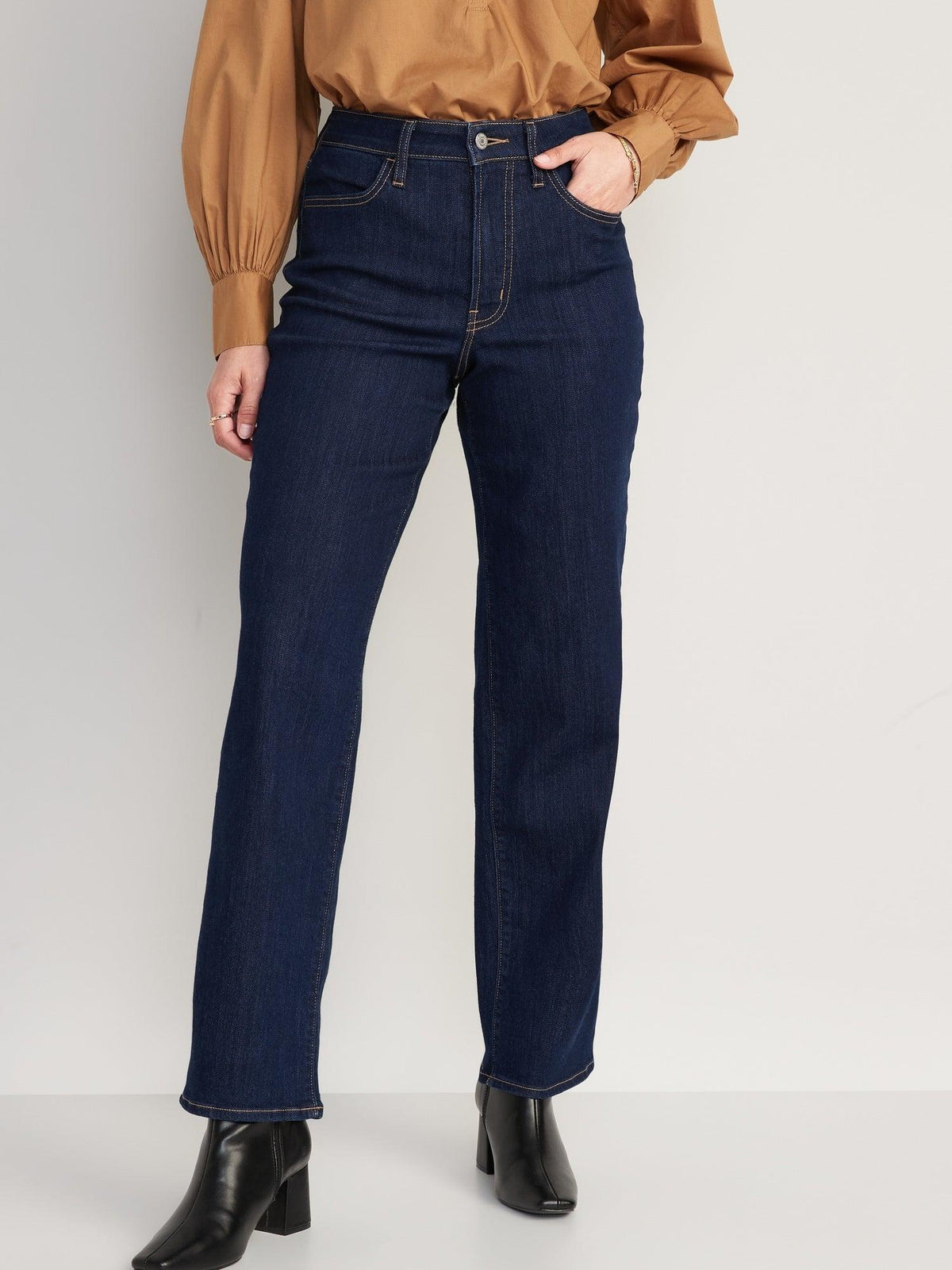 Wow High-Waisted Loose Jeans for Women