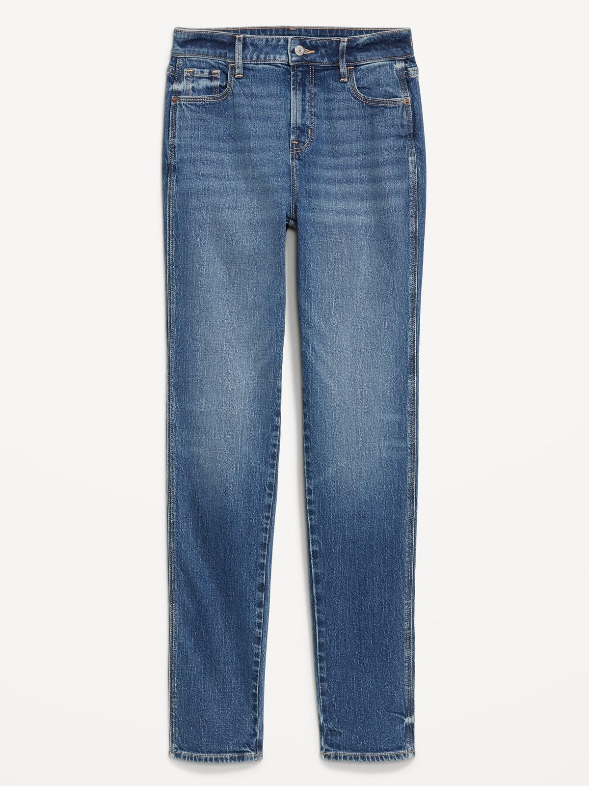 High-Waisted Vintage Slim Jeans