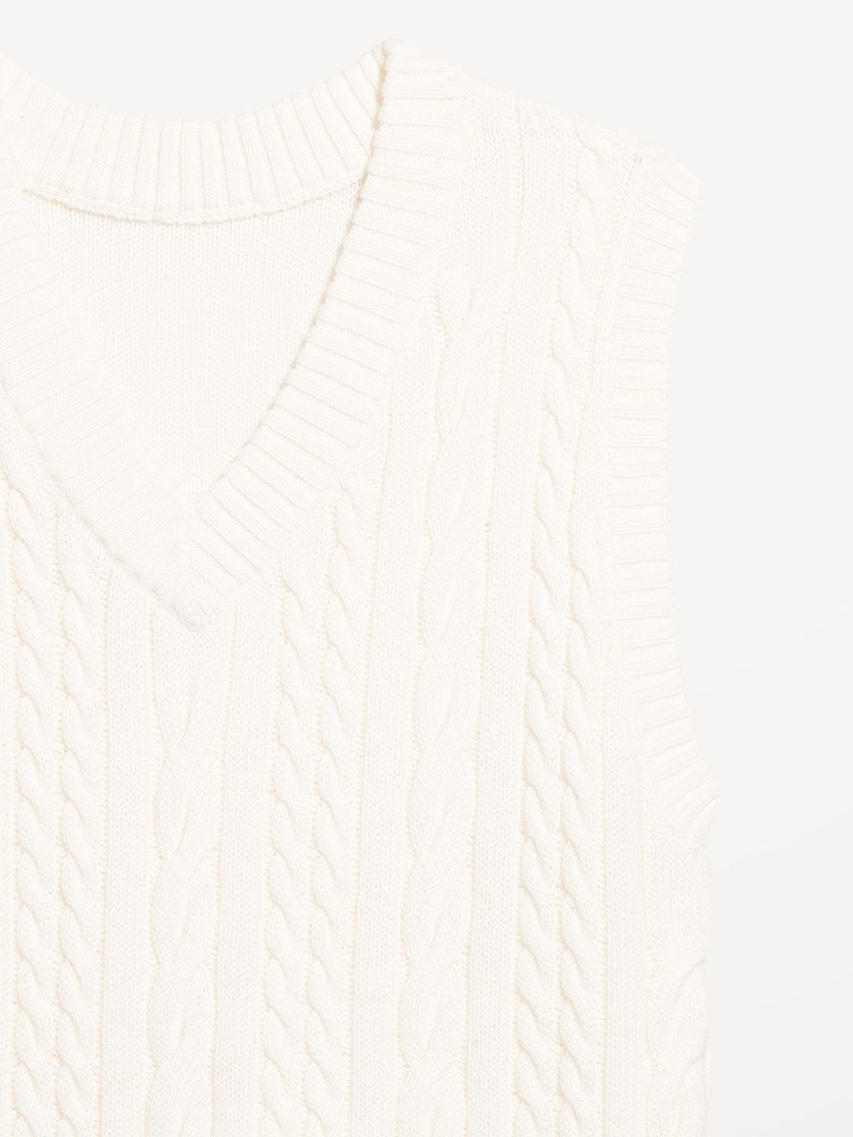Cable-Knit Vest