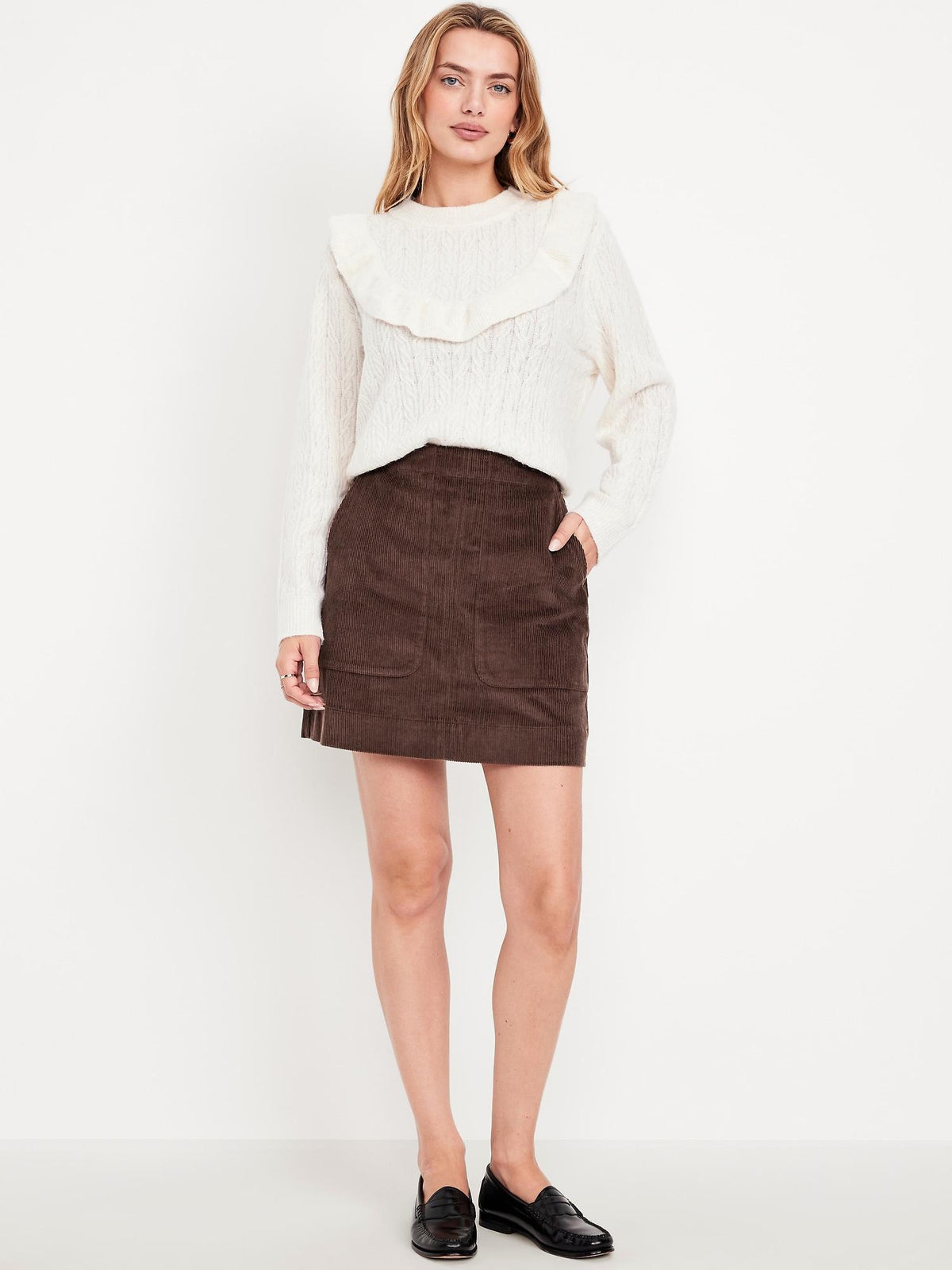 Mini Corduroy Skirt