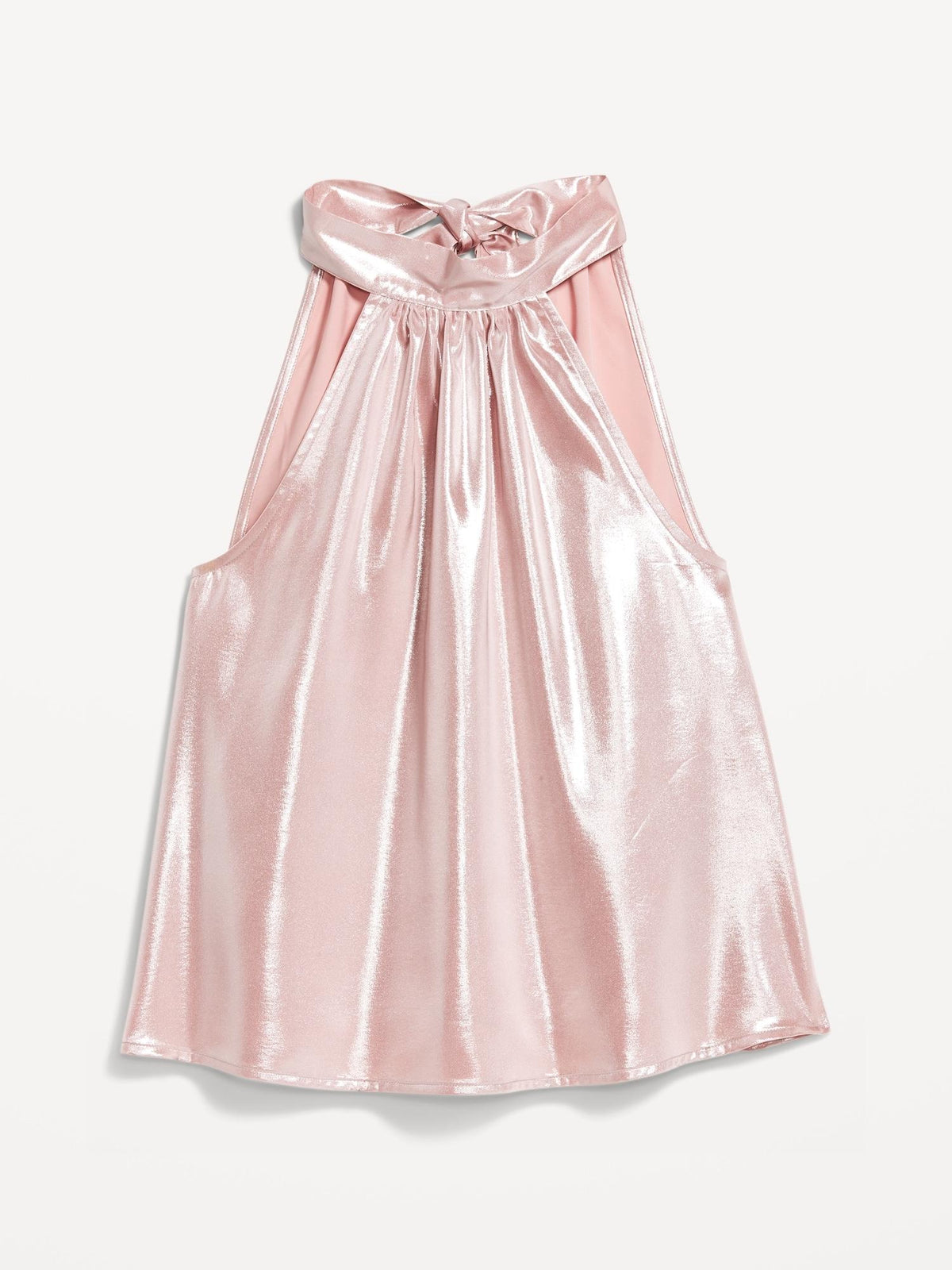 Satin Shine Halter Top