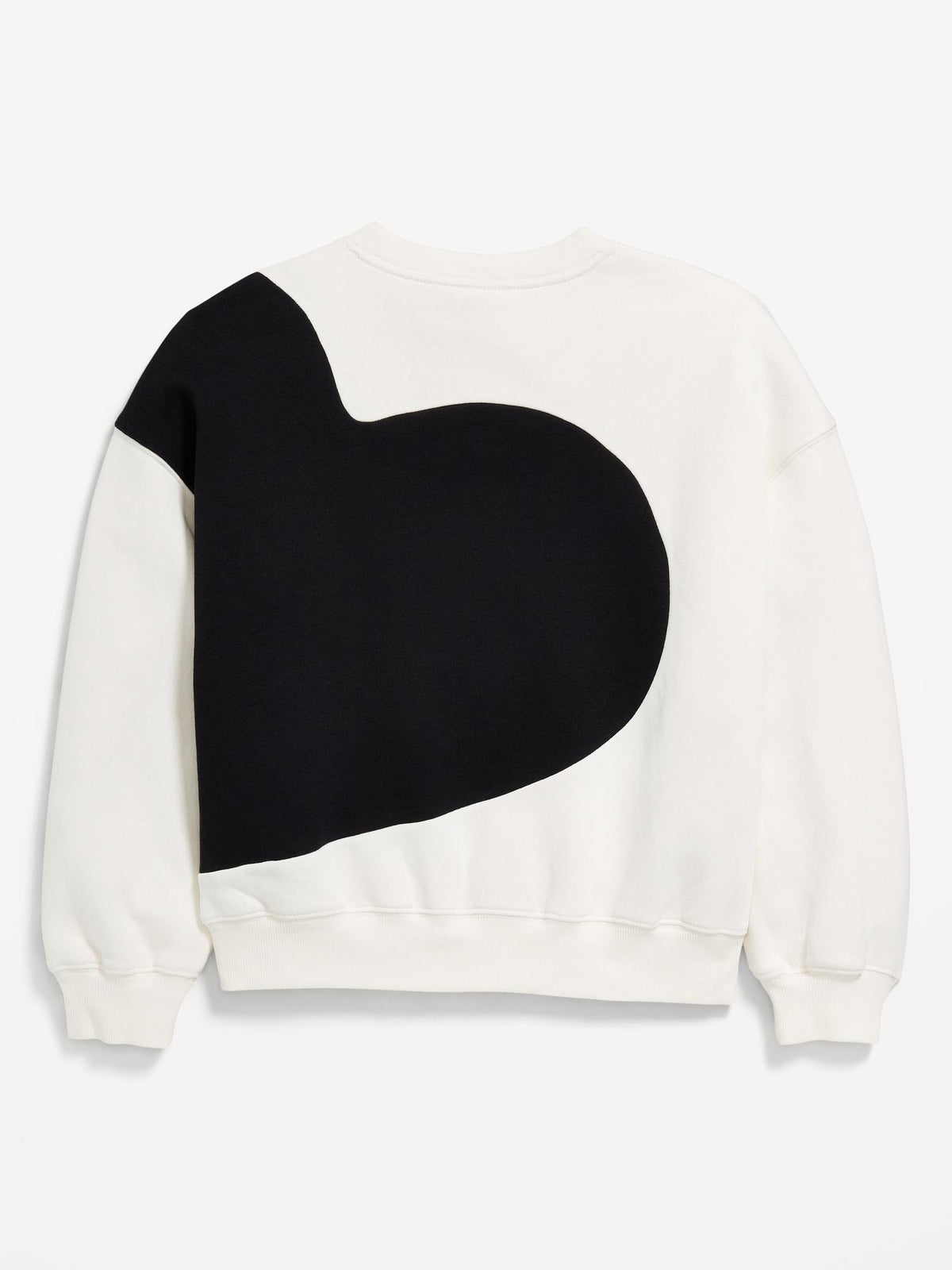 Oversized Graphic Tunic Sweatshirt for Girls