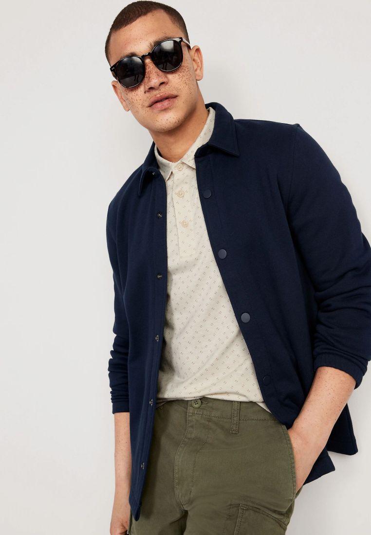 Printed Classic Fit Jersey Polo for Men