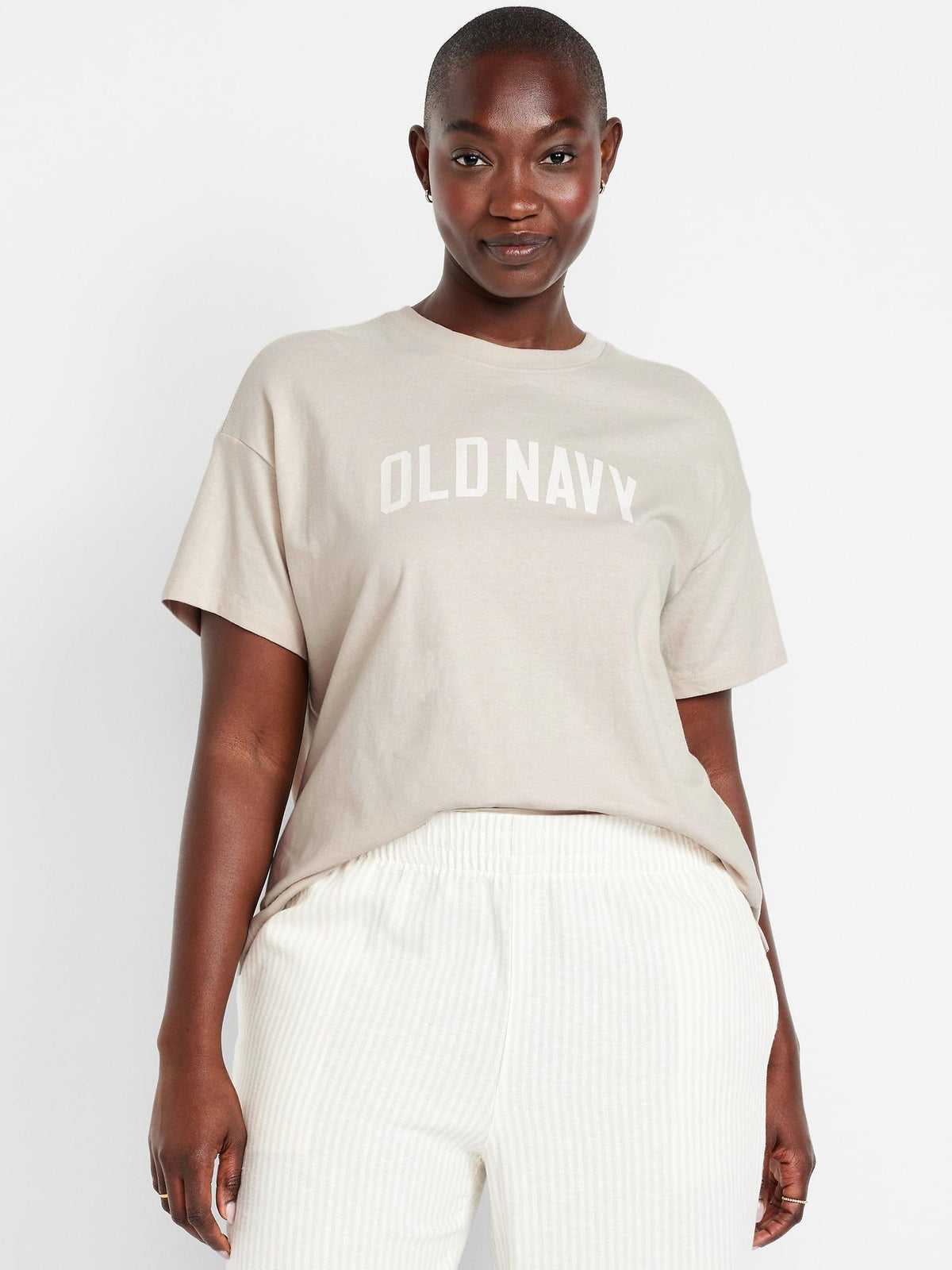 Vintage Crew-Neck Logo-Graphic T-Shirt