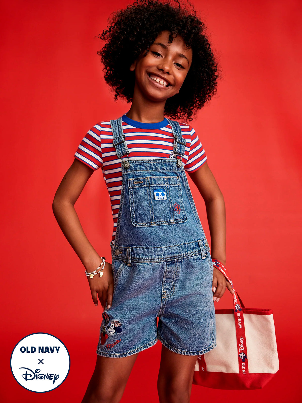 Old Navy x Disney© Baggy Jean Shortalls for Girls