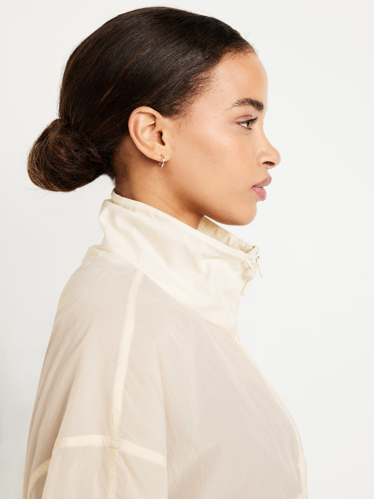 Nylon Performance Zip Jacket