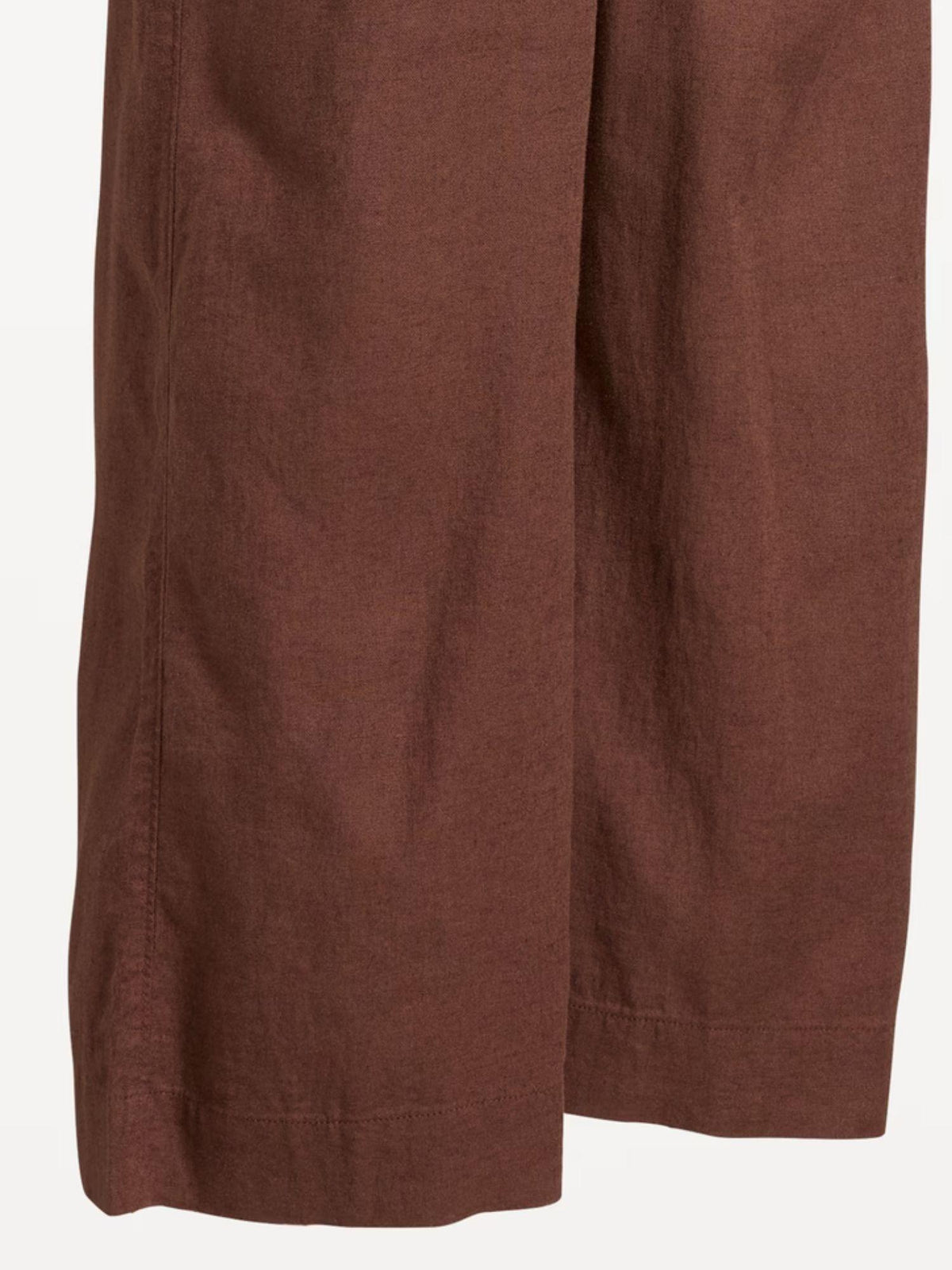 Maternity Rollover Waist Linen-Blend Super Wide-Leg Pants