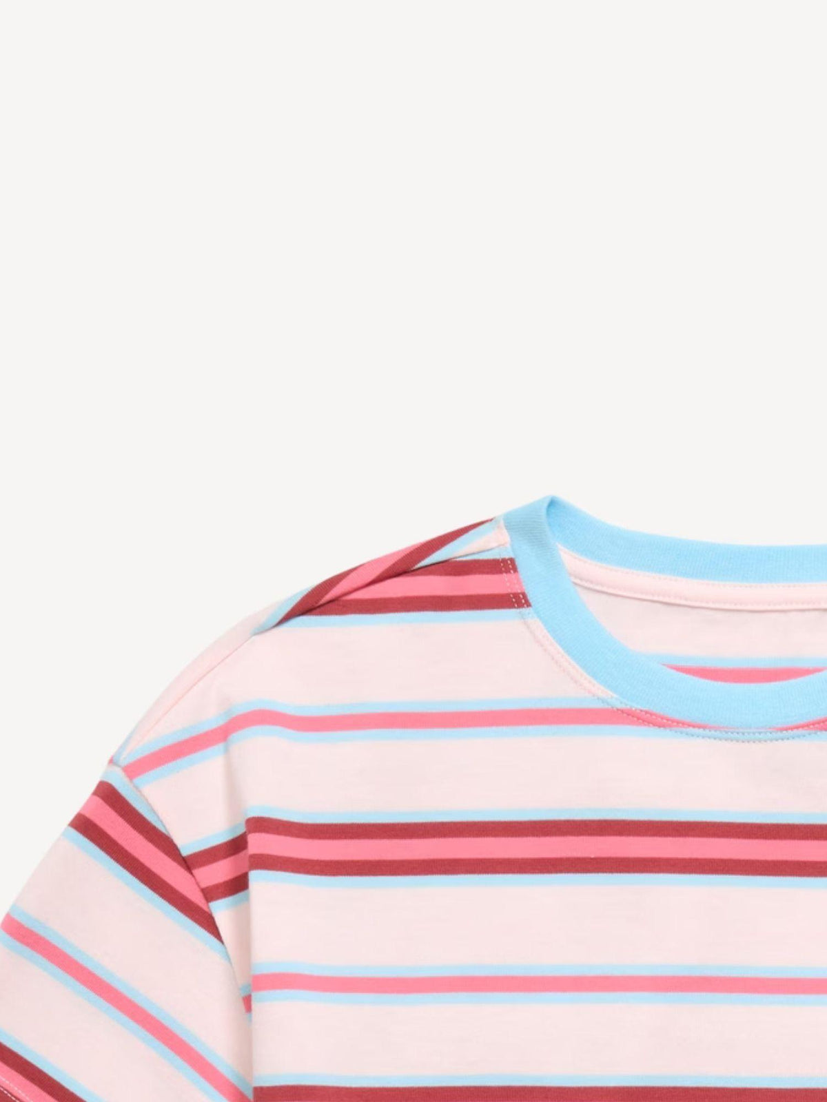 Oversized Short-Sleeve Cropped T-Shirt for Girls