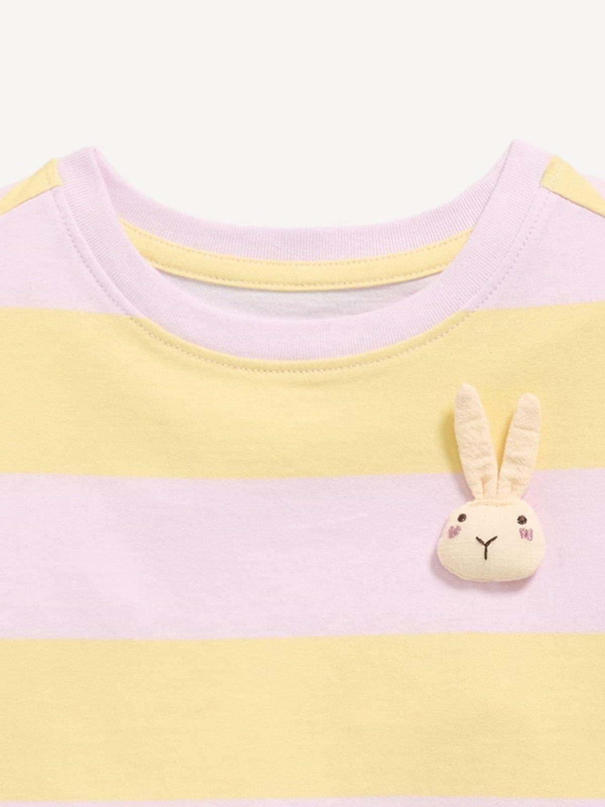 Boxy Short-Sleeve Applique T-Shirt for Toddler Girls