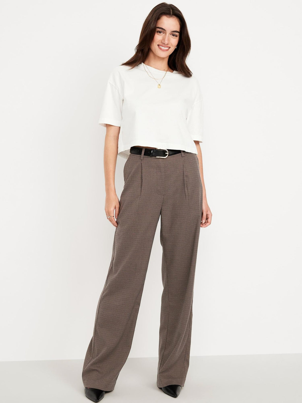 Extra High-Waisted Taylor Wide-Leg Trouser Pants