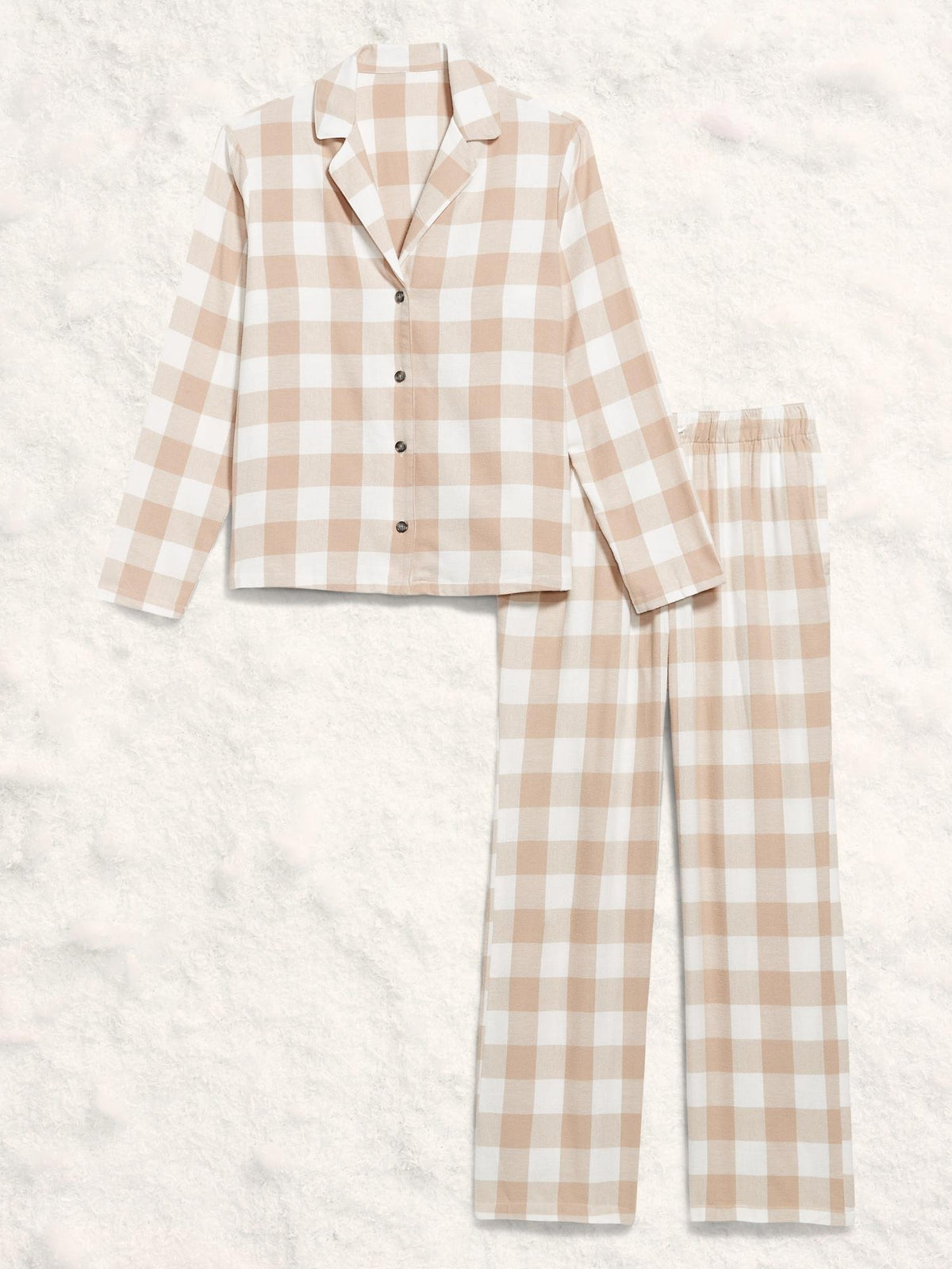 Plaid Flannel Pajama Pant Set
