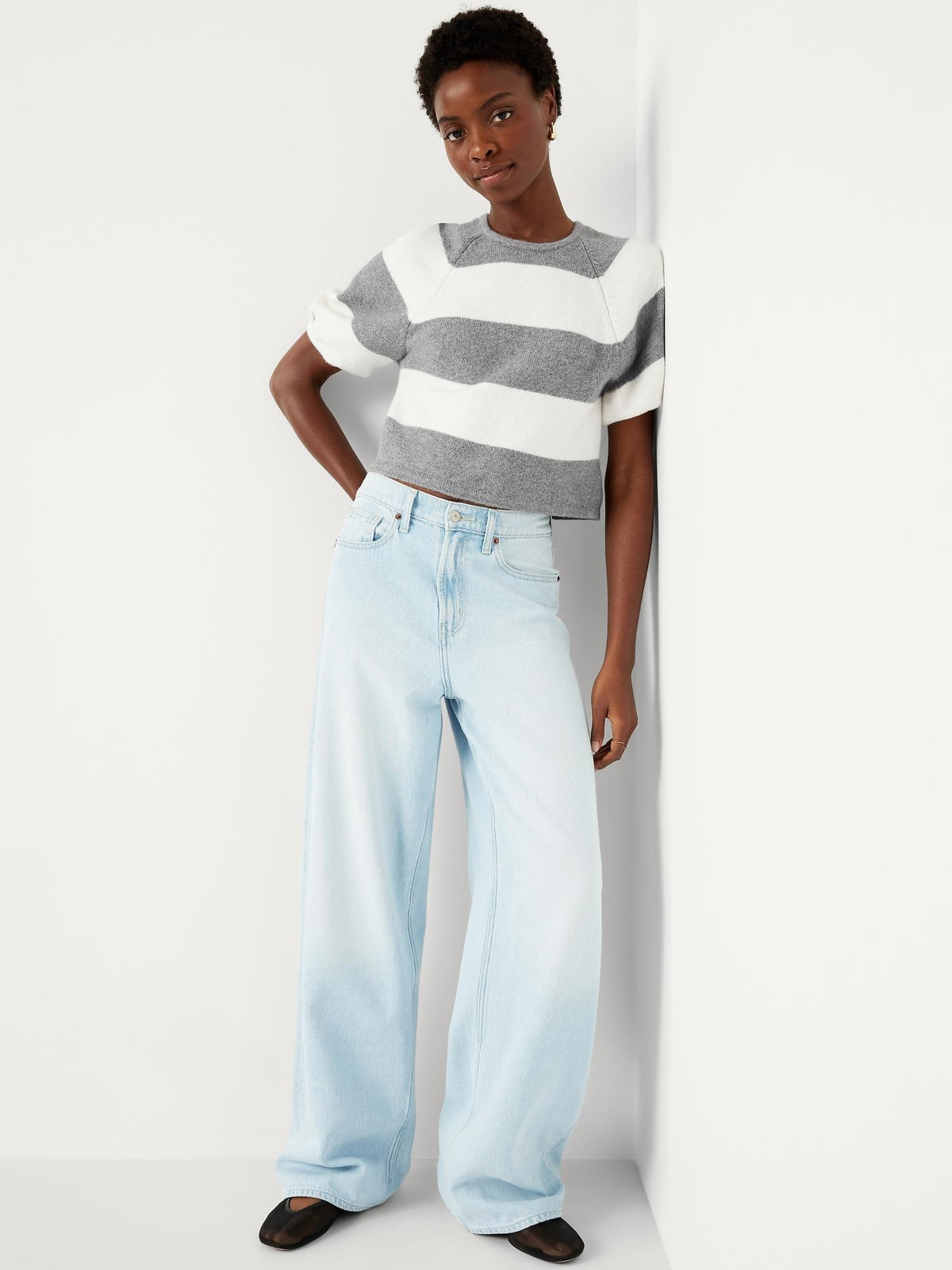 SoSoft Puff-Sleeve Sweater