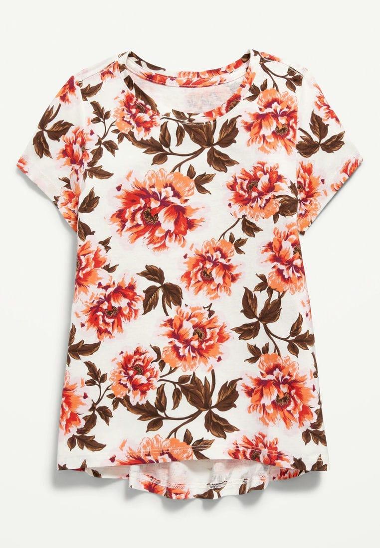 Softest Short-Sleeve Printed T-Shirt for Girls