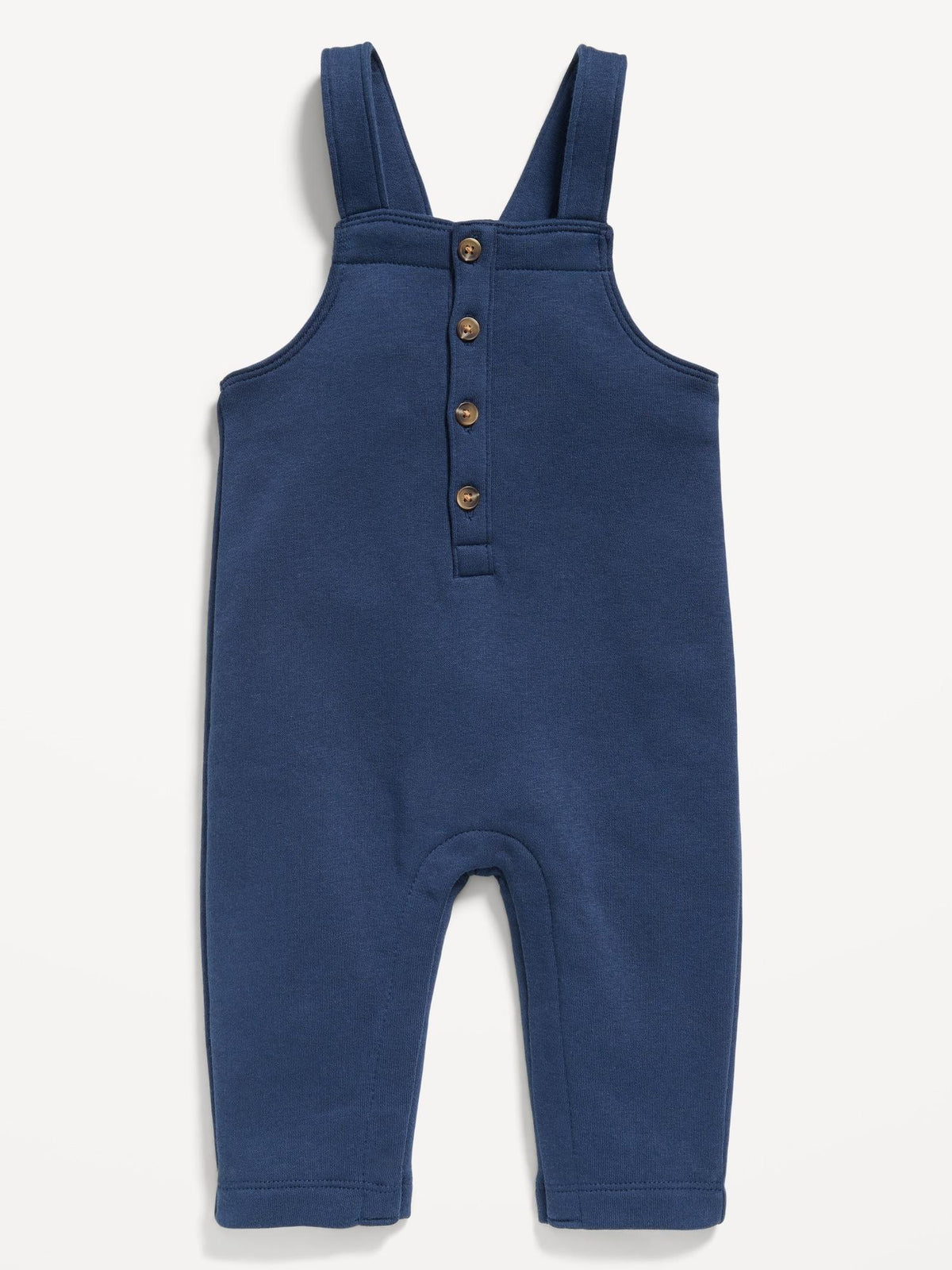 Fleece Button-Front Overalls for Baby