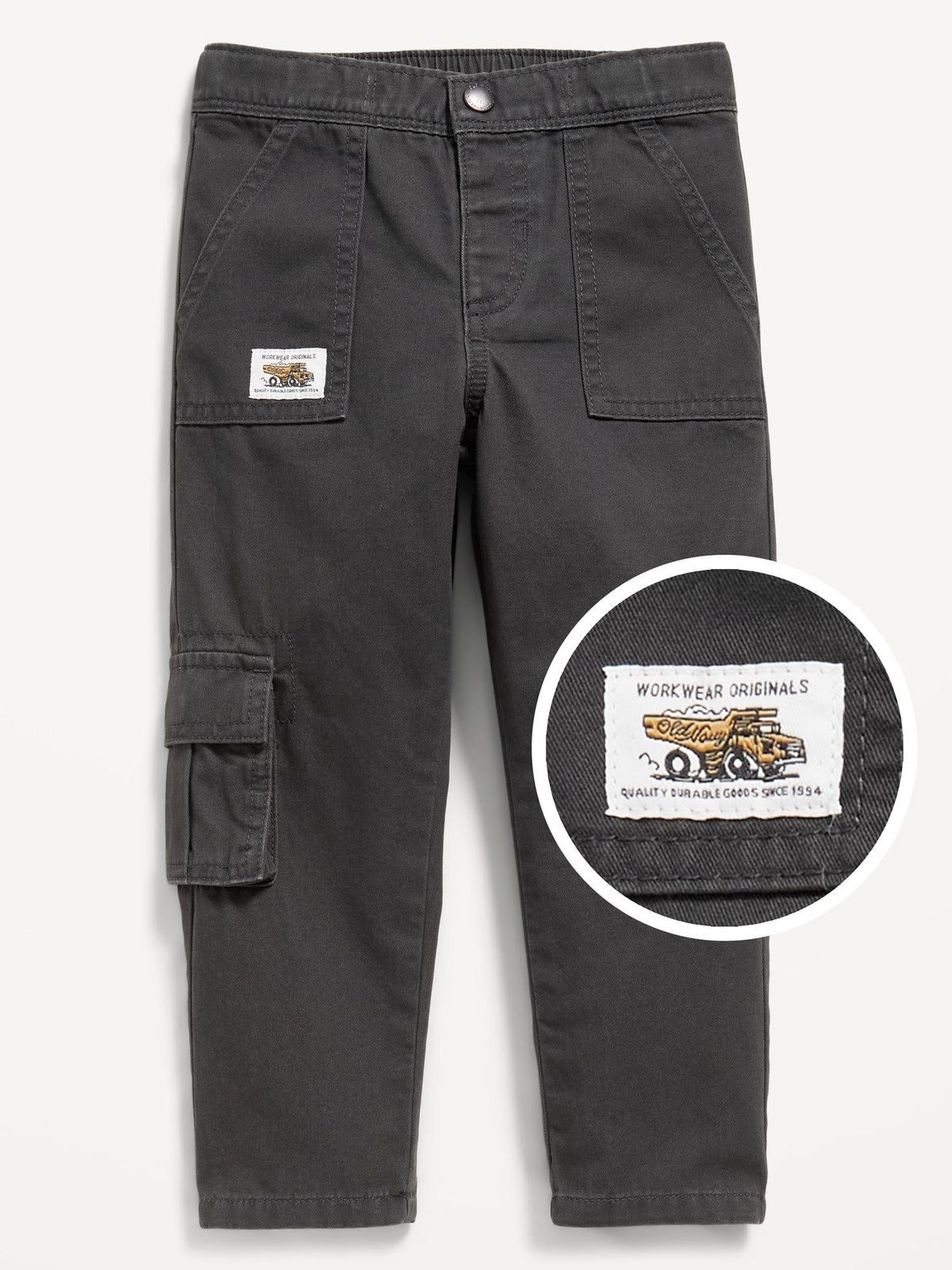 Cargo Twill Utility Pants for Toddler Boys