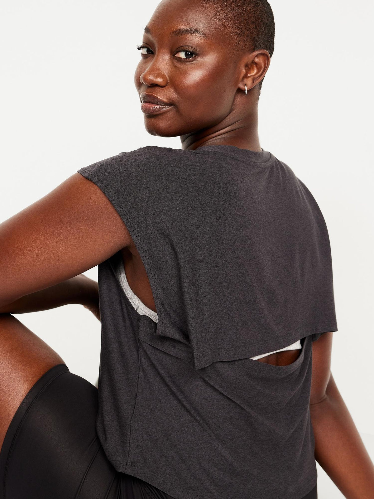 CloudMotion Split-Back Top