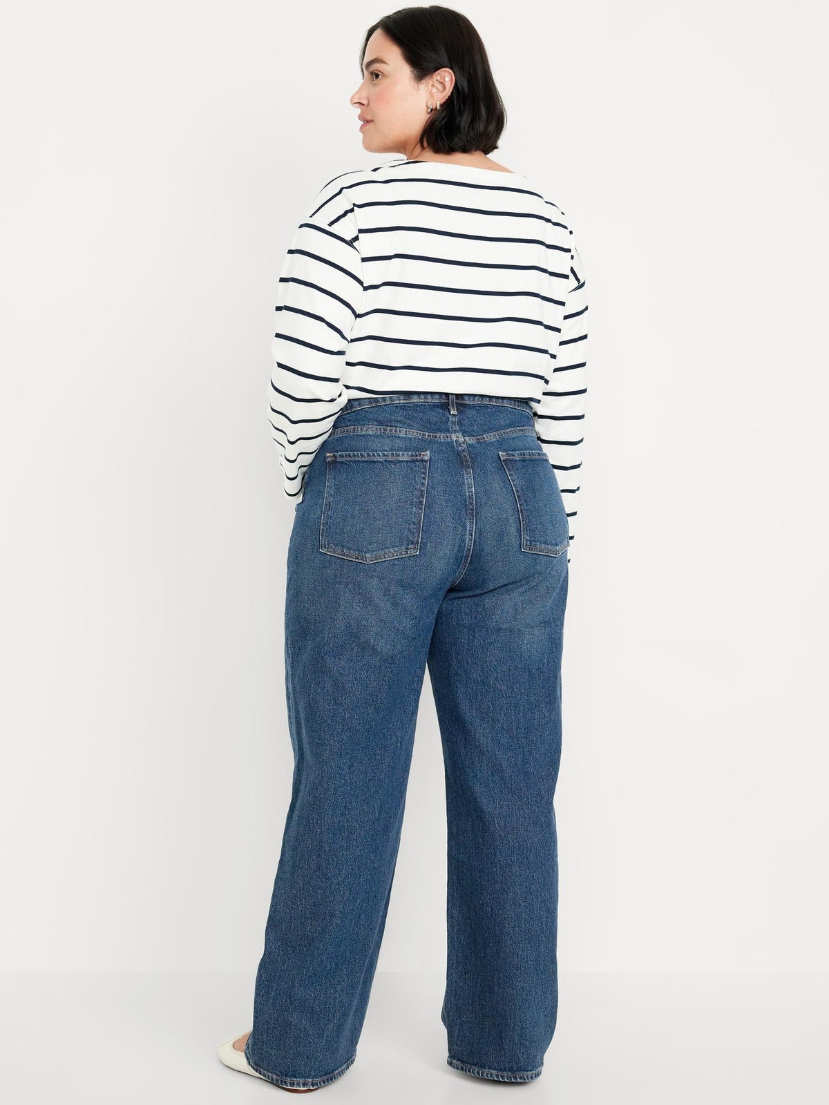 Extra High-Waisted Wide-Leg Jeans for Women
