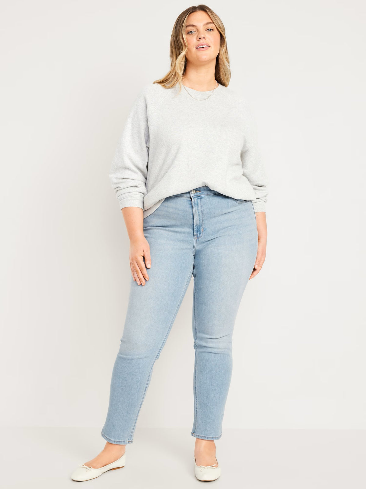 High-Waisted Wow Straight Jeans for Women