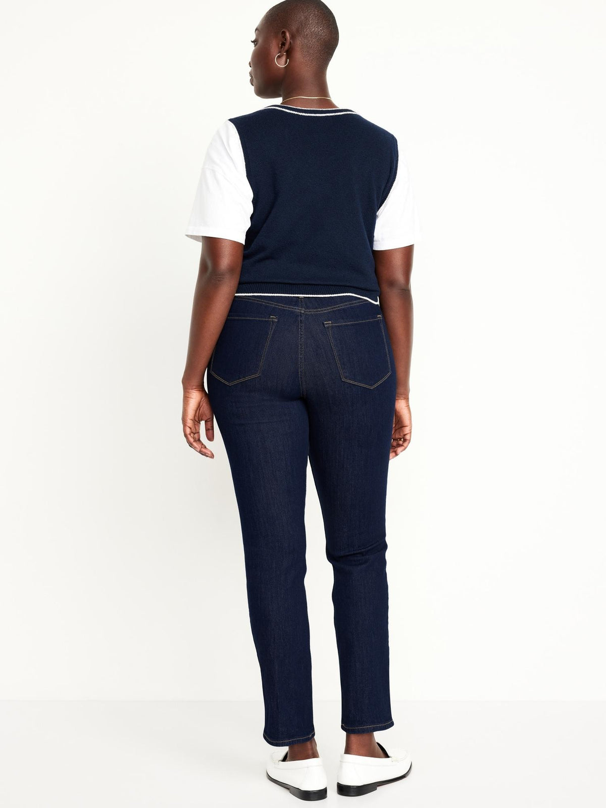 High-Waisted Wow Straight Jeans for Women
