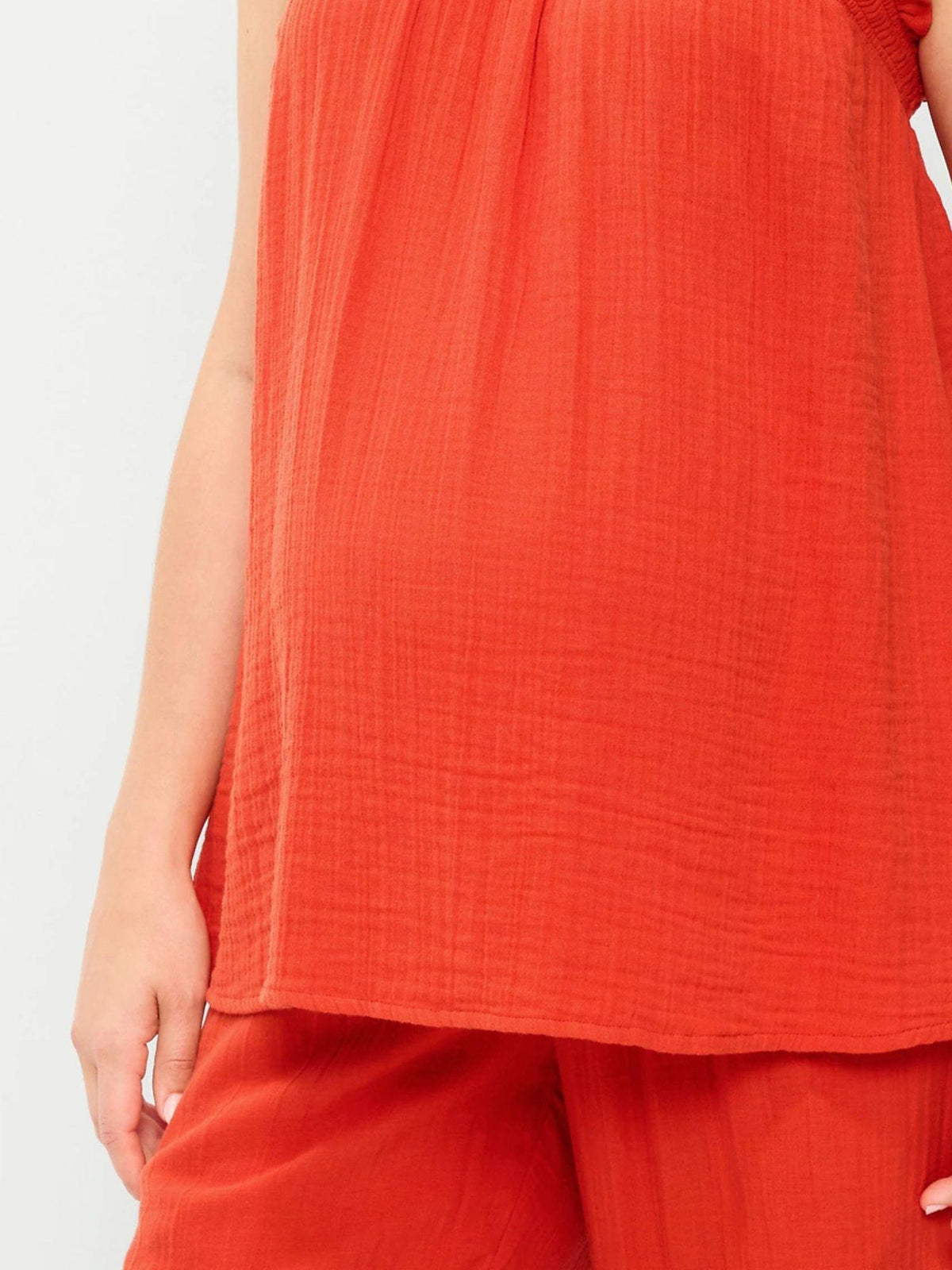 Maternity Smocked Tank Top