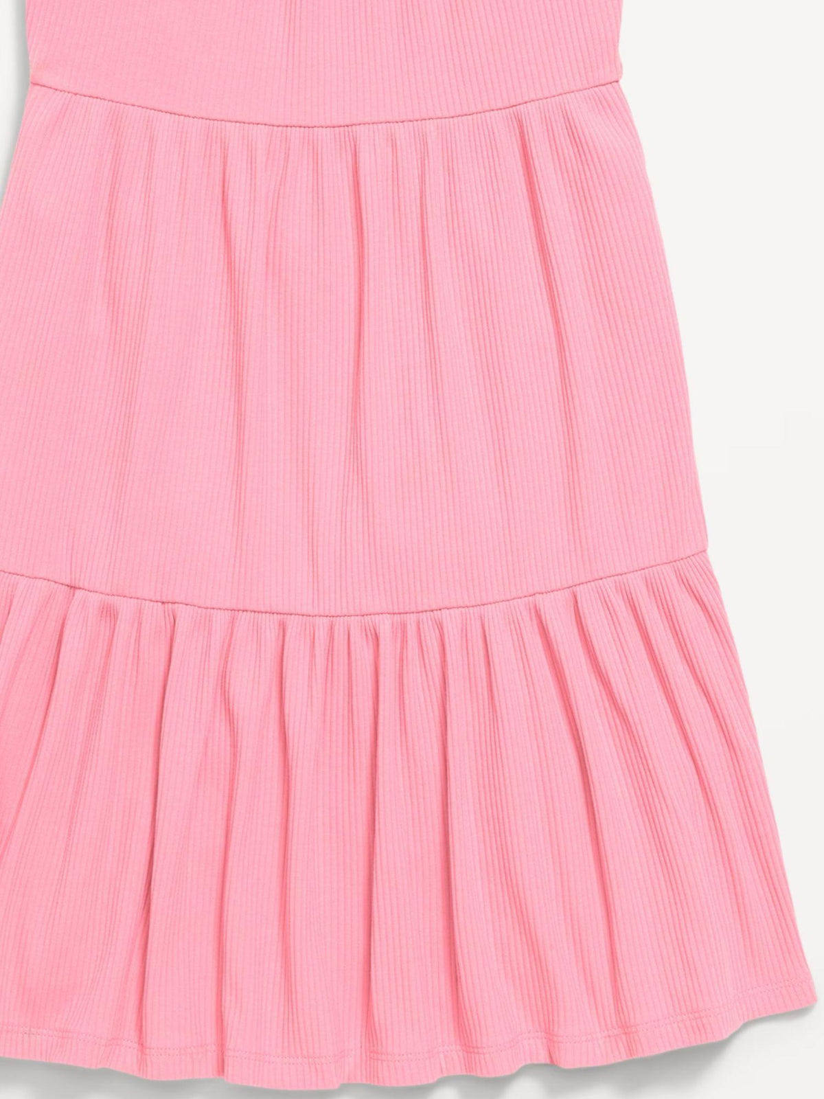 Sleeveless Ribbed Fit and Flare Dress for Girls