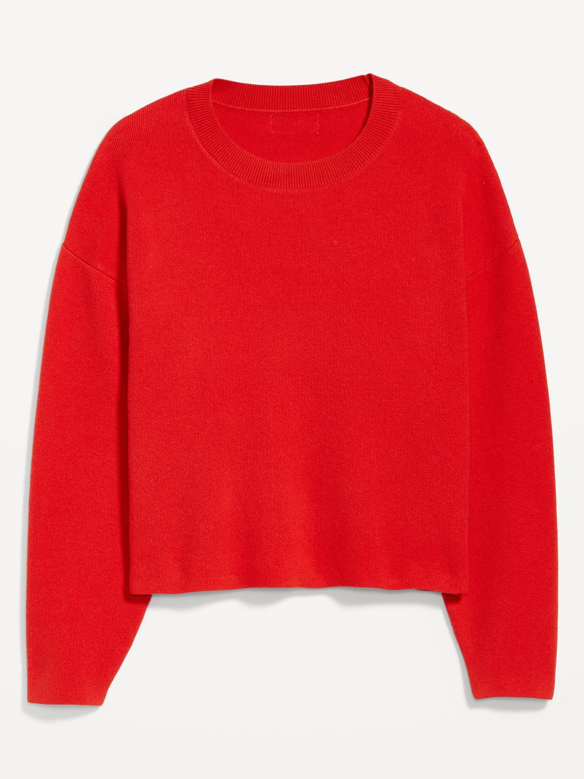SoSoft Cropped Crew-Neck Sweater