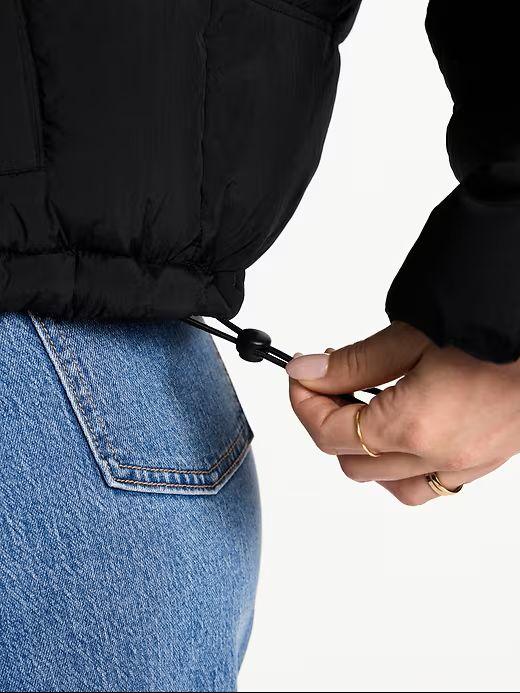 Water-Resistant Nylon Puffer Jacket