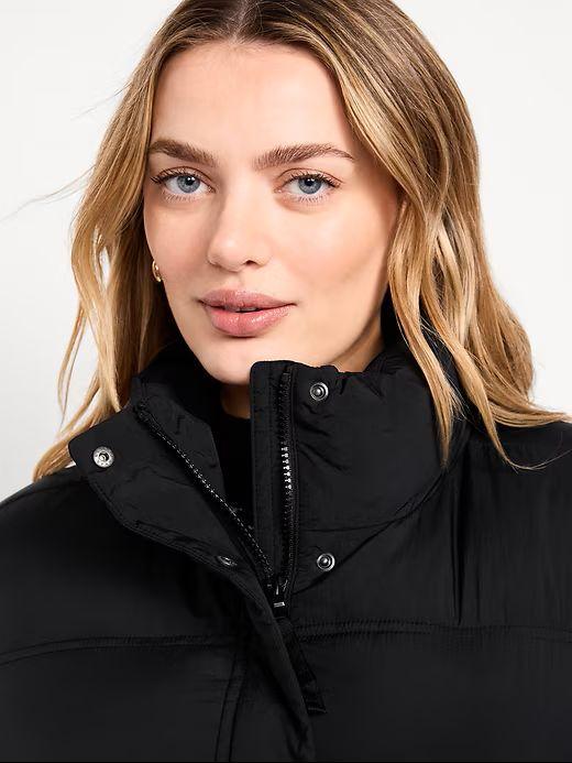 Water-Resistant Nylon Puffer Jacket