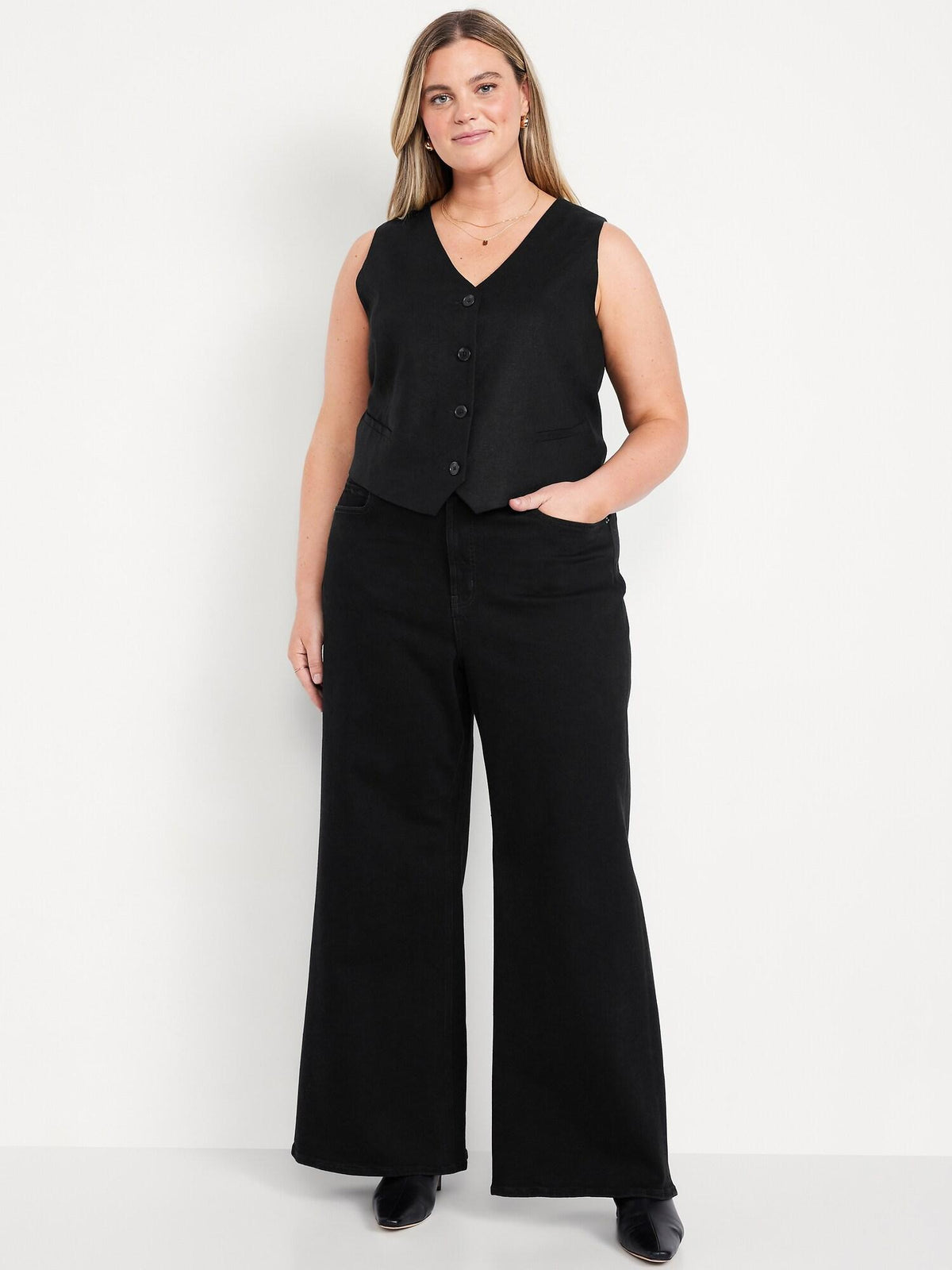 Extra High-Waisted Super Wide-Leg Jeans