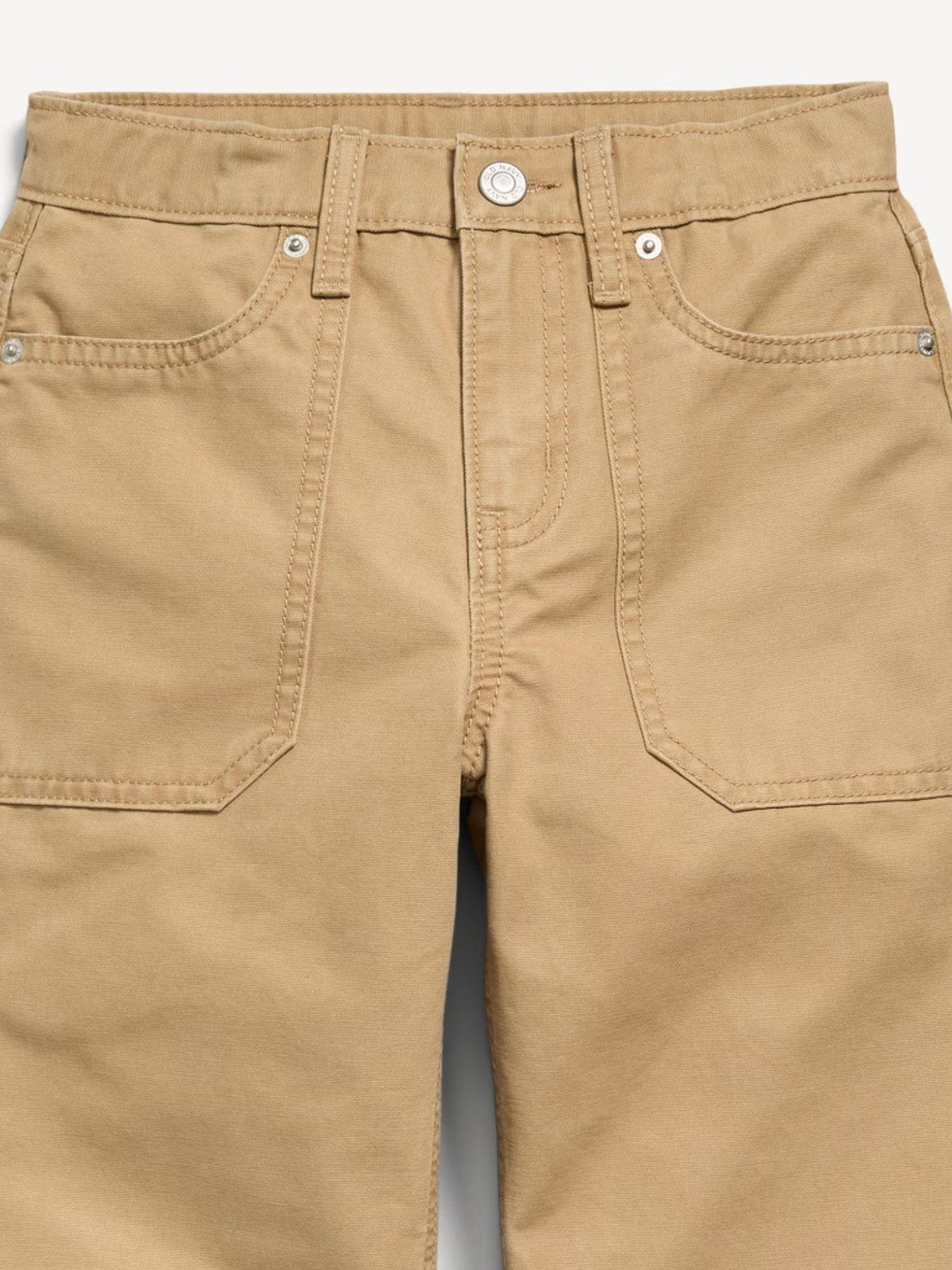 Baggy Carpenter Utility Canvas Pants for Boys