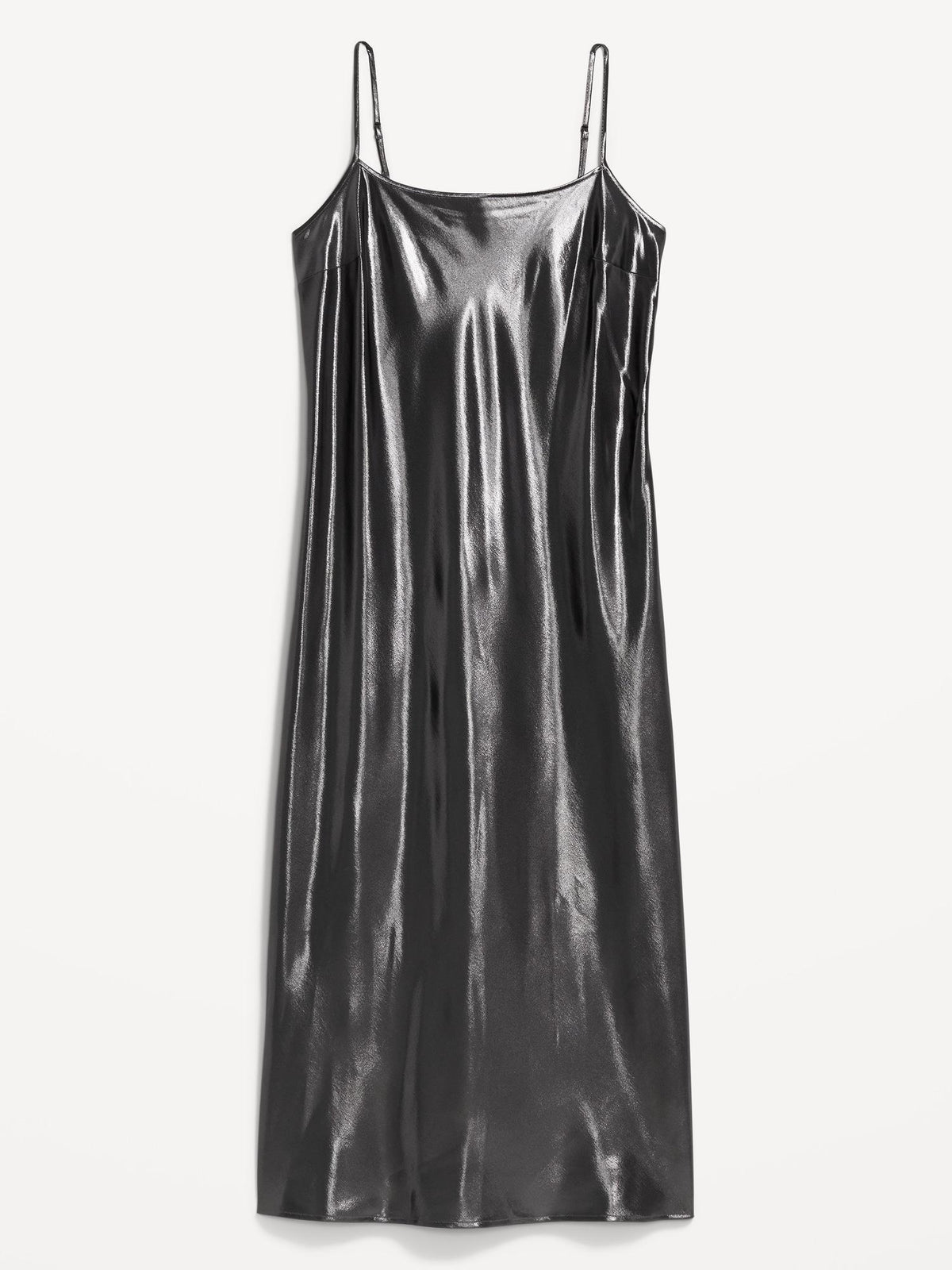 Shine Satin Maxi Dress