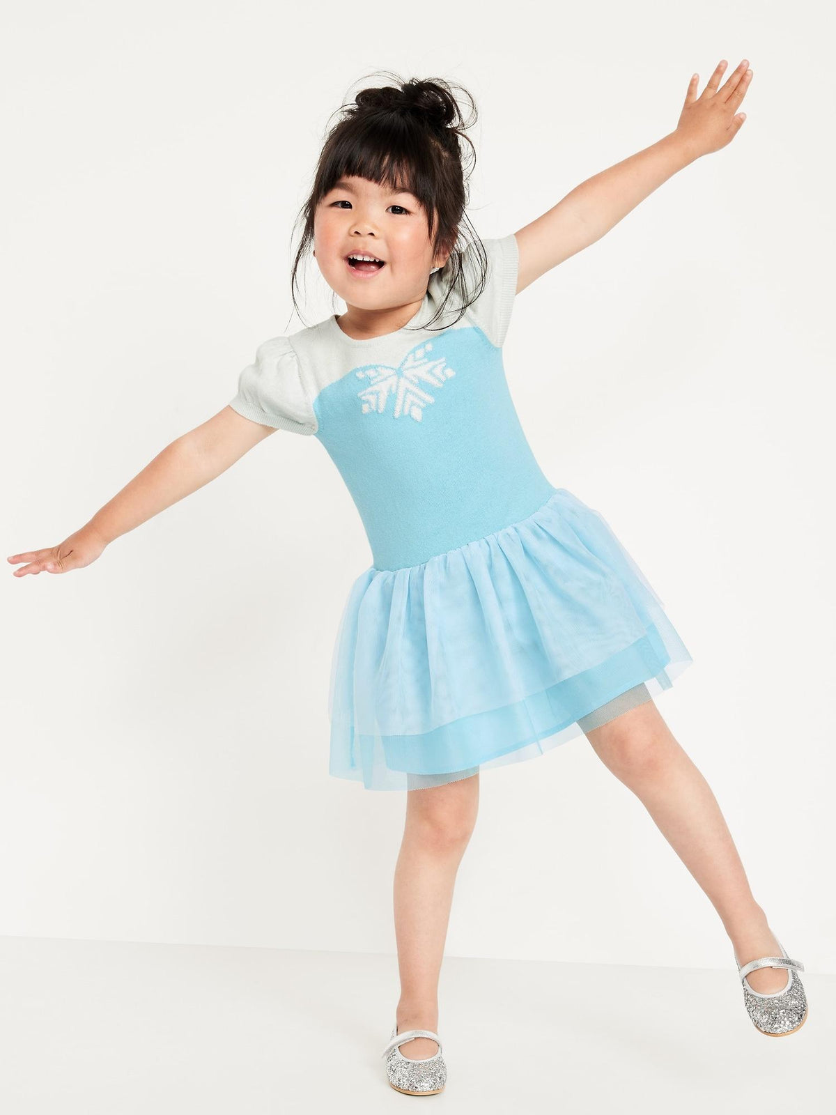 Disney© Short-Sleeve Princess Tutu Dress for Toddler Girls