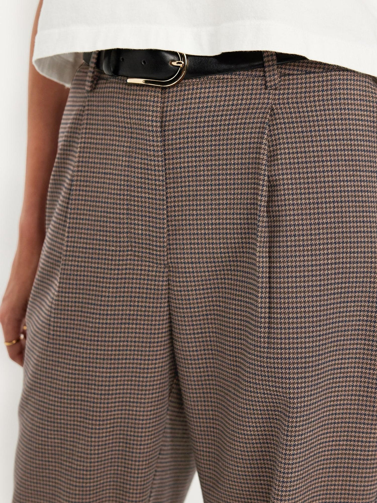 Extra High-Waisted Taylor Wide-Leg Trouser Pants