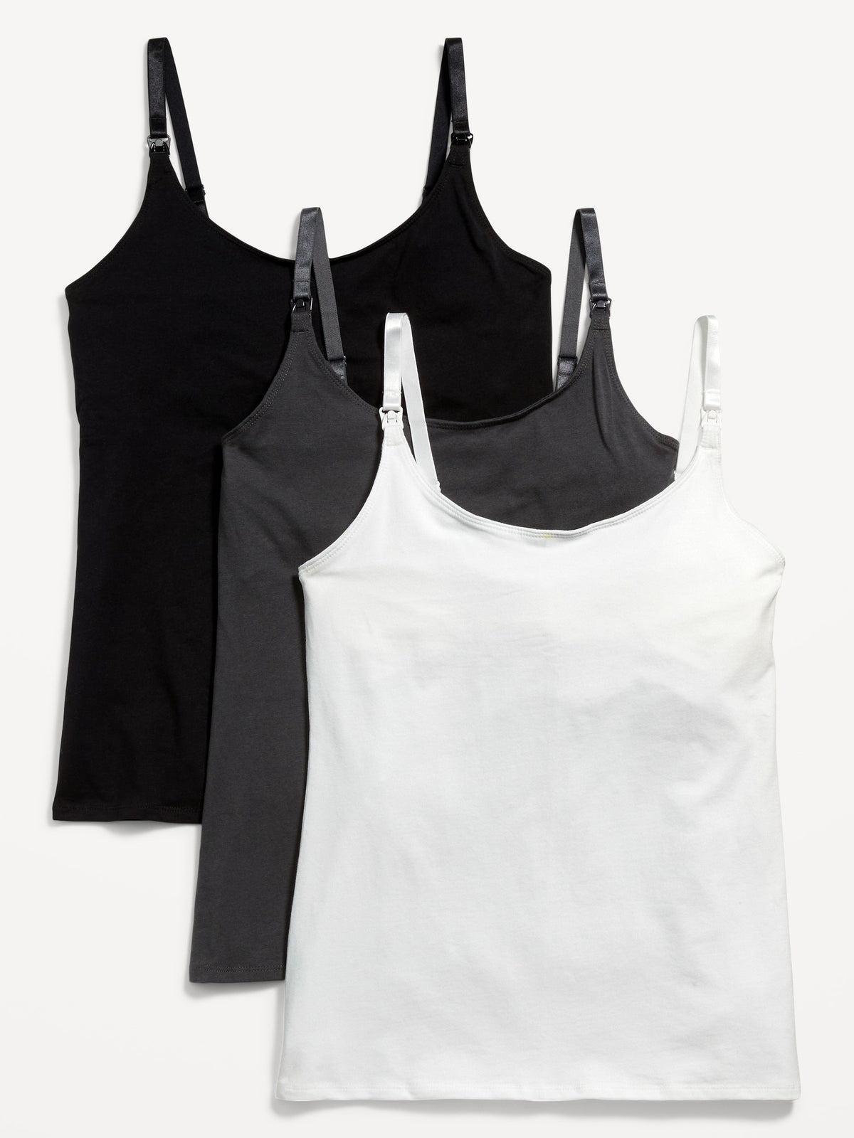 Maternity First Layer Nursing Cami Top 3-Pack - Old Navy Philippines