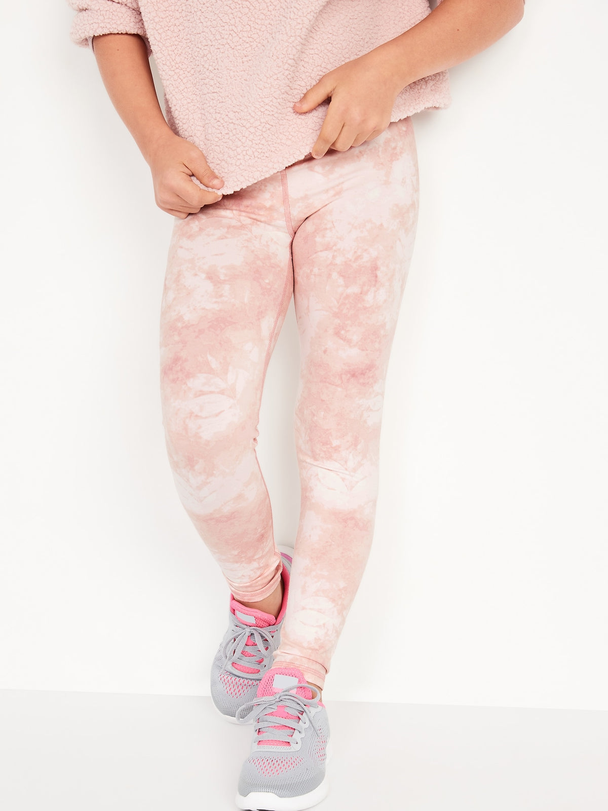 High-Waisted PowerChill Wrap-Front 7/8-Length Leggings for Girls - Old Navy  Philippines