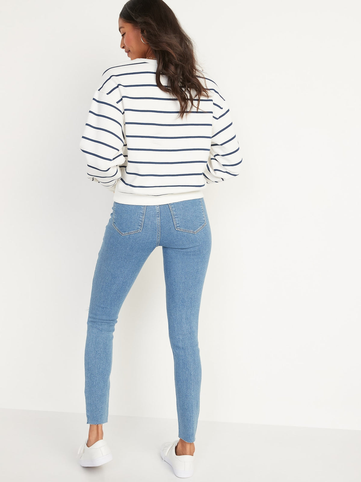 Old Navy High-Waisted Rockstar Super Skinny Ripped Jeans for Women