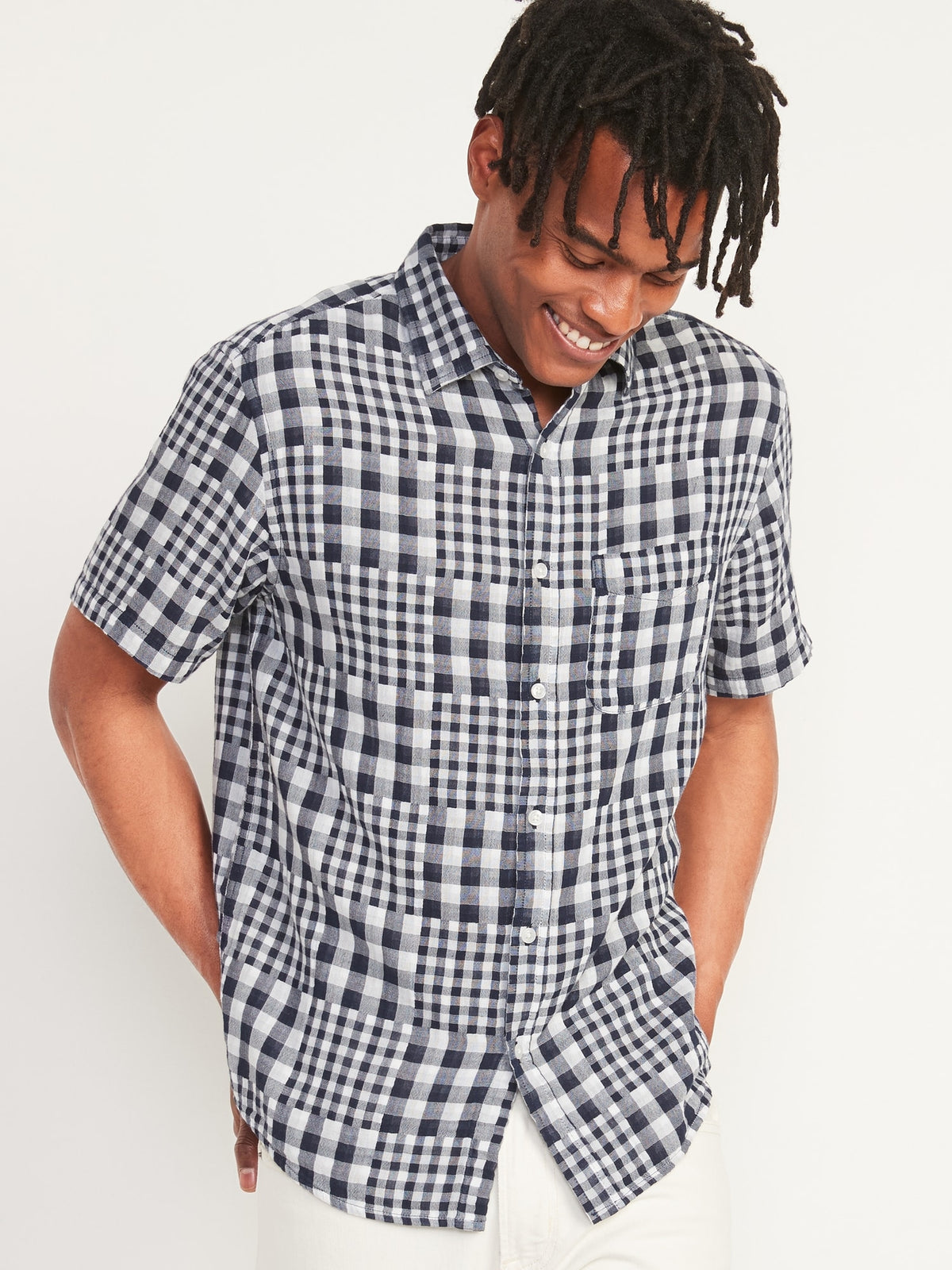 Navy Gingham (Match The Fam)