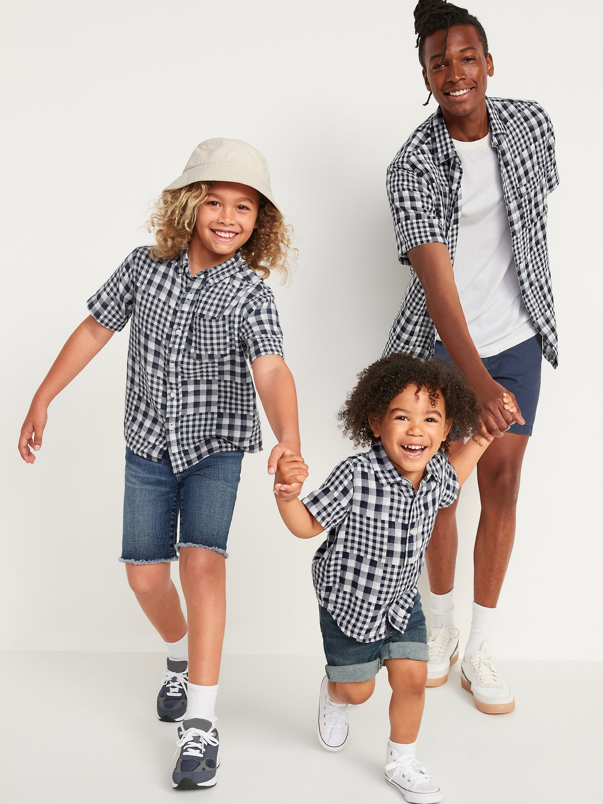Navy Gingham (Match The Fam)