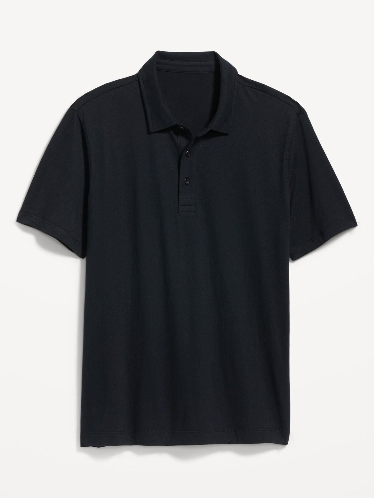 Men's black polo shirt